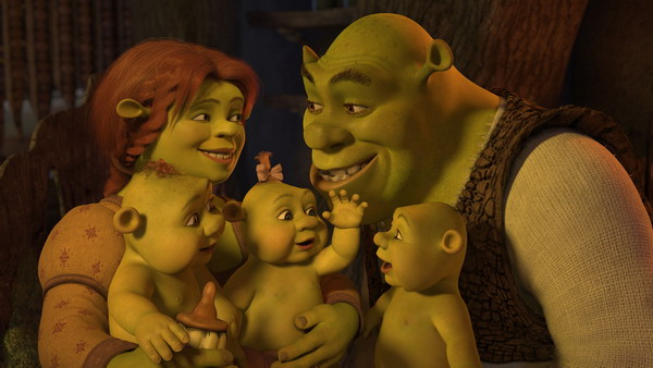 Les personnages de shrek 3