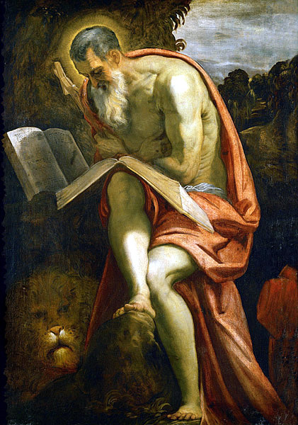 Tintoret - "Saint Jérôme pénitent" - 1580
