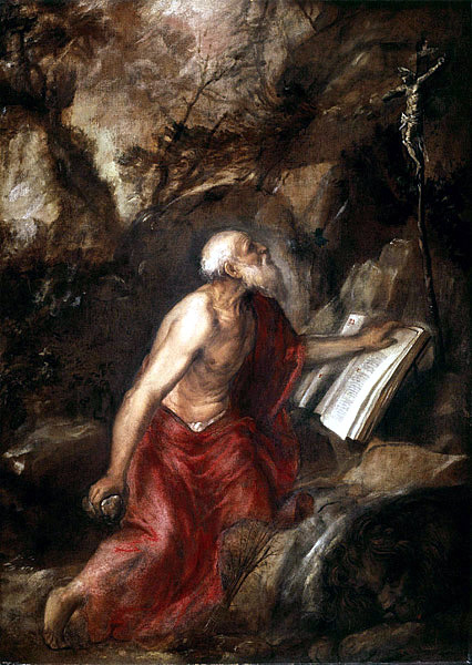 Titien - "Saint Jérôme pénitent" - vers 1570-1575