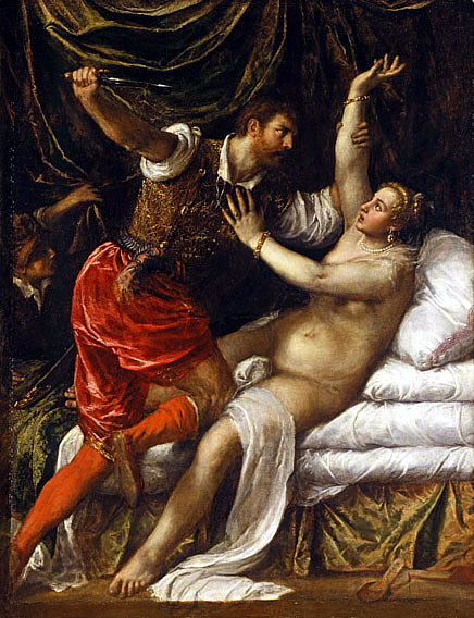 Titien - "Tarquin et Lucrèce" - vers 1568-1571