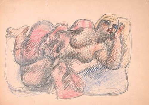Dessin d'une femme algérienne