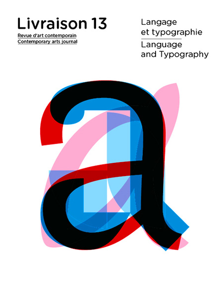 Couverture de la revue Livraison n°13