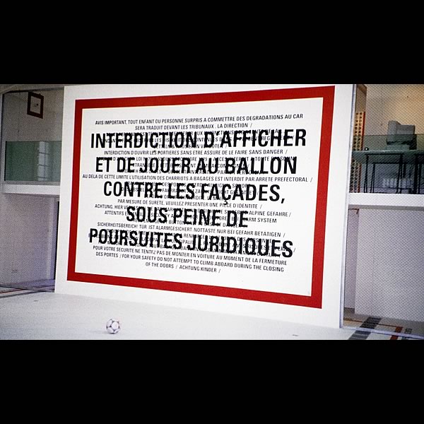 Installation U.Eur. + CH / other nationalities, galerie La Chaufferie, Strasbourg