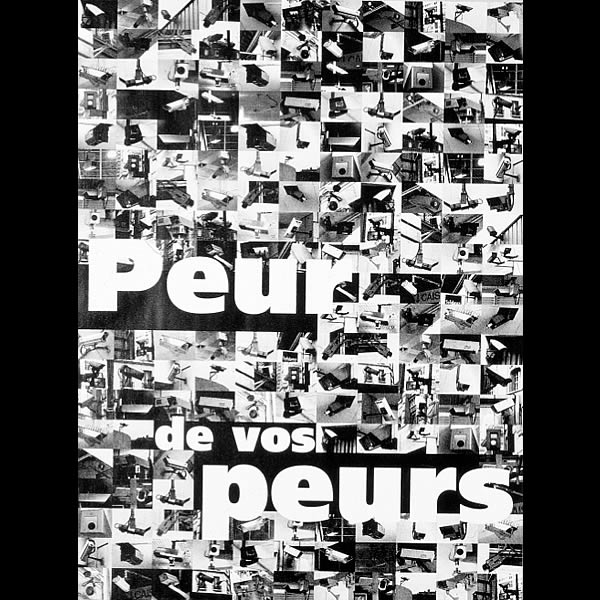 Affiche sur le thème de l'esthétique sécuritaire pour Numéro, revue murale d'affiches développée par Casa Factori