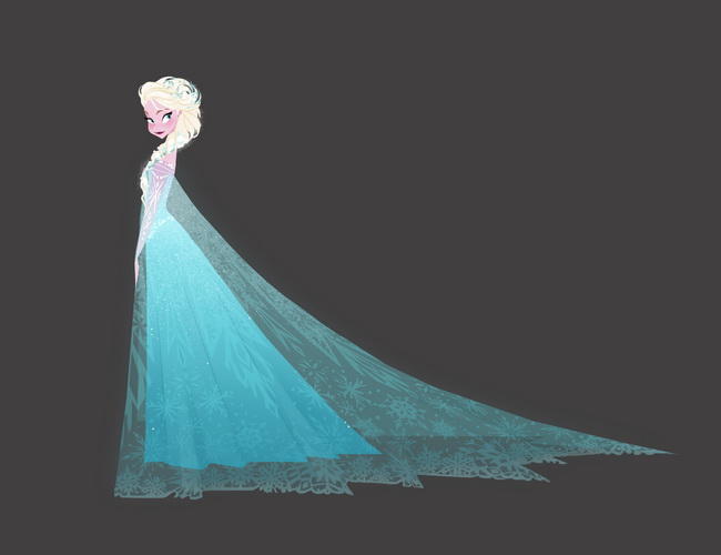 Pixelcreation > Reine des neiges > 15 Reine des neiges Elsa robe