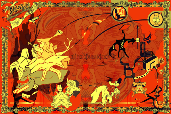 scene de chasse