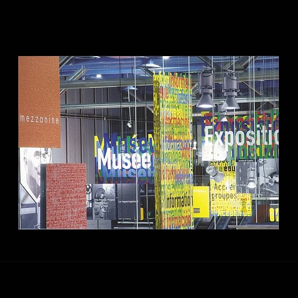 Identité visuelle et signalétique du Centre Pompidou