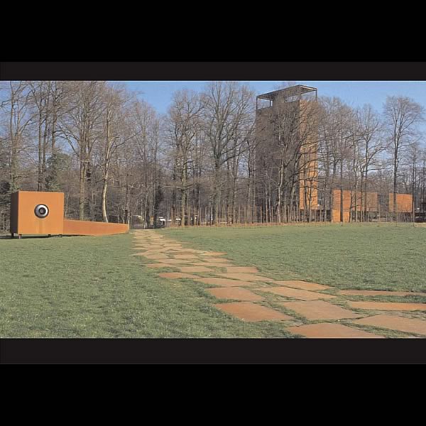 Scénographie, identité visuelle et signalétique du parc et musée archéologique de Kalkriese, forêt d'Osnabrück