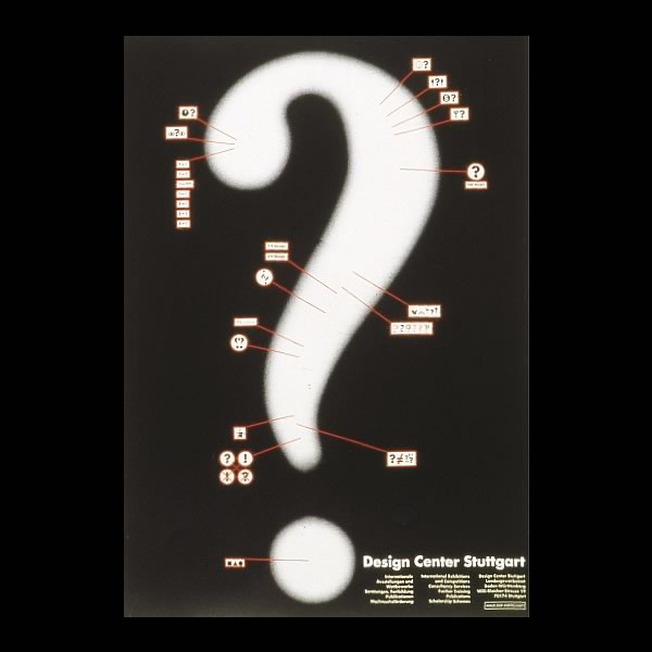 Affiche pour le Centre de design de Stuttgart